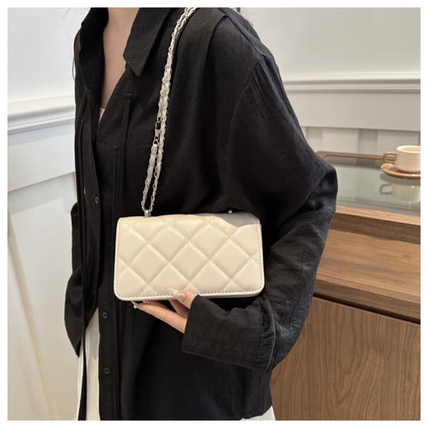 Skulderveske Messenger Bag HVIT White