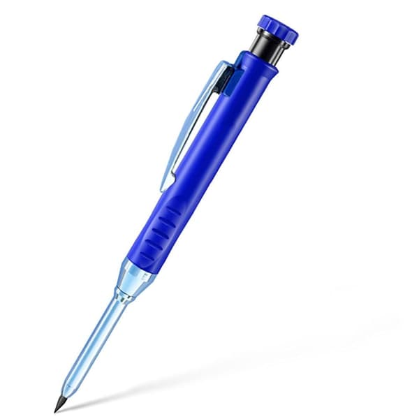 Mekanisk blyant Solid tømrerblyant BLÅ BLYANT BLYANT Blue Pencil-Pencil