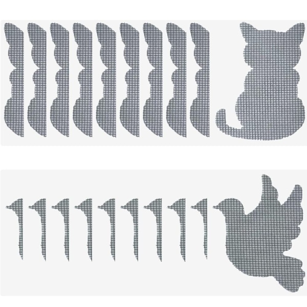 Fönster Skärm Reparation Patch Screen Mesh Tejp 15PCS 15PCS 15pcs