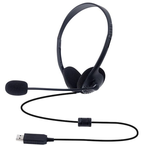 USB Hovedtelefon Kablet Computer Headset Øretelefoner