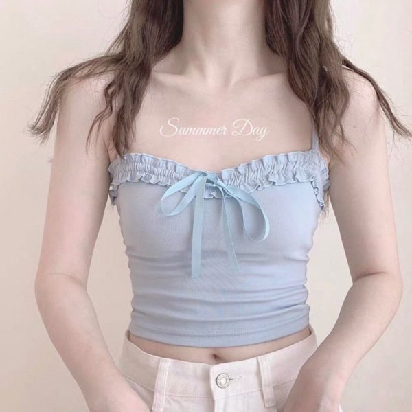 Crop Top Camisole WHITE M White M