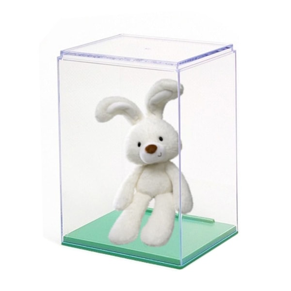 Förvaringsbox Docka Display Box TRANSPARENT L transparent L