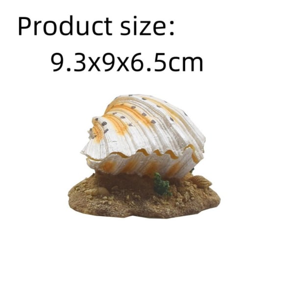Akvarium Shell Dekoration Beluftning Action Ornament Resin