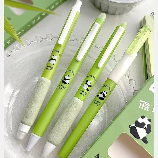 4st/ set tecknade djur raderbar penna Panda magic pennor AA A