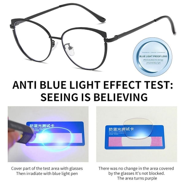 Anti-Blue Light Briller Firkantede Briller BLUESTYLE 1 STYLE 1 BlueStyle 1