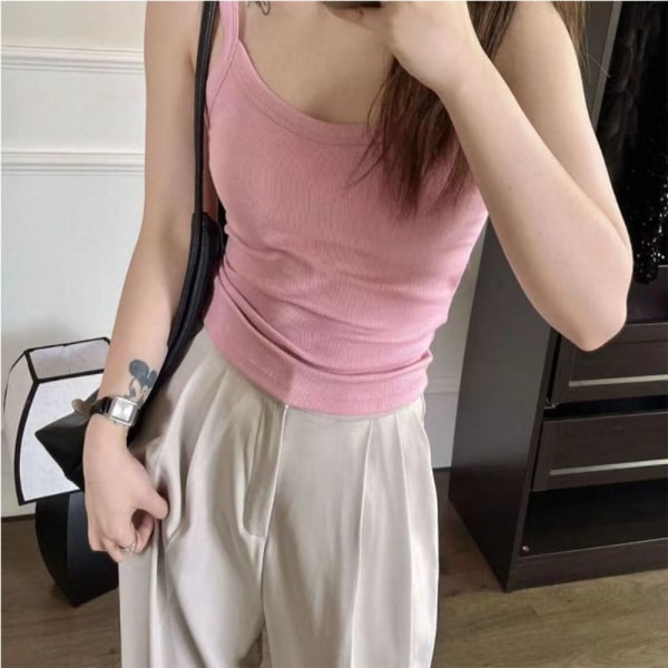 Crop Top Sommertop SORT Black