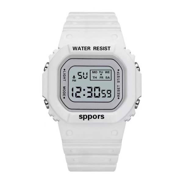 Silikon Jelly Watches Sport Electronic Watch WHITE white