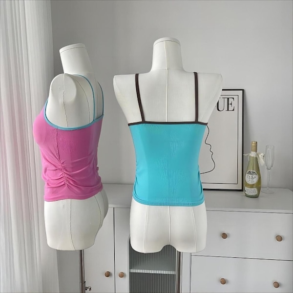 Sarjakuva Sweet Tank Top Print Y2k Tank Top SININEN blue