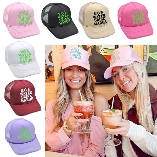 Trucker Hat Pink Baseball Cap ROSA RØD rose red