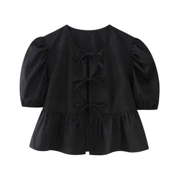 Bouse Skjorte Dame Topp BLÅ L Blue L
