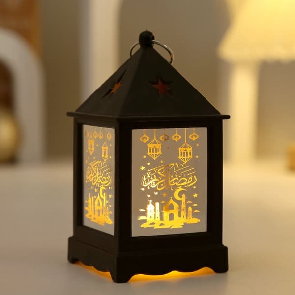 Eid Mubarak -lamppu Ramadan LED-valot 4 4 4