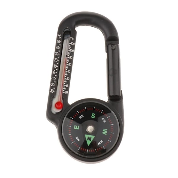 Termometer Kompass Nyckelring