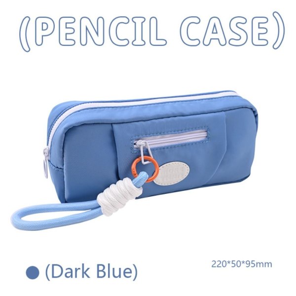 Pencil Taske Pen Etui LYSEBLÅ Light Blue