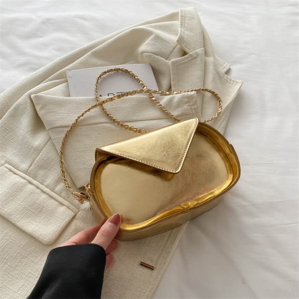 Skulderveske Messengerbag GULL Gold