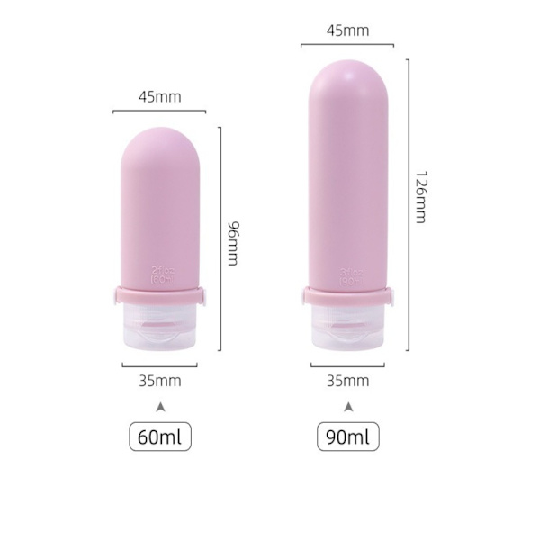 Vätskebehållare Resepåfyllningsbar flaska GUL 60ML yellow 60ml