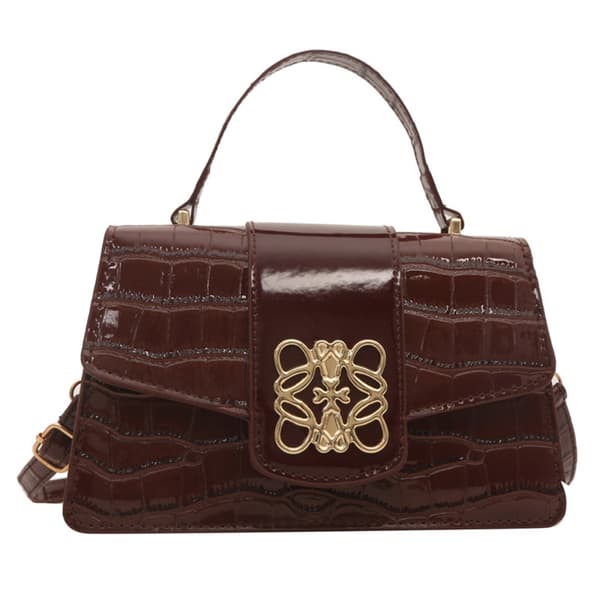 Små crossbody-väskor handväska BRUN brown