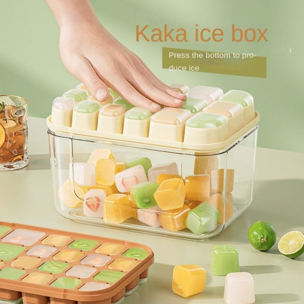 Ice Block Mold Silikoni Ice Cube Mold BEIGE beige