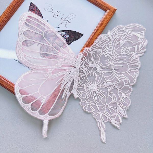 Butterfly Patch Clothes Patches SORT B ​​B Black B-B
