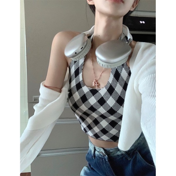 Hulhalsstropp Tank Top APRIKOS Apricot