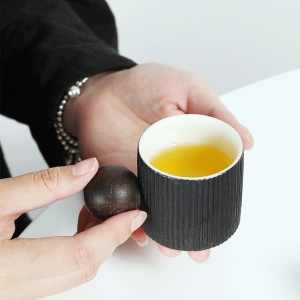 2 stk. Espressokopper, minikopper, tekrus Black&White 2Pcs-2Pcs