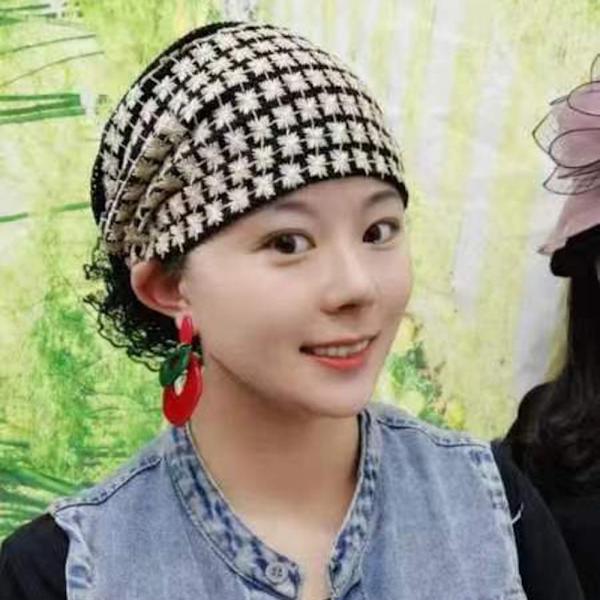 Turban Hatte Tørklæde SORT Black