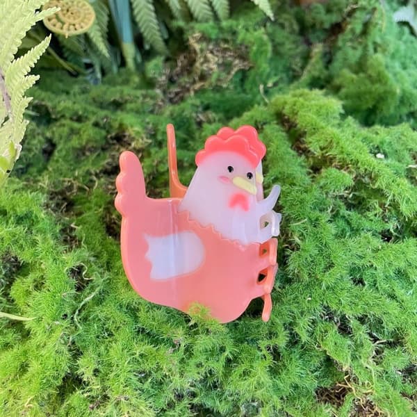 Hårklemme Haj Hårklips KYLLINGEFORMET KYLLINGEFORMET Chicken shaped