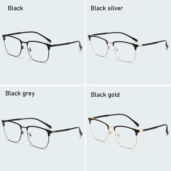 Överdimensionerade glasögon SVARTA Black