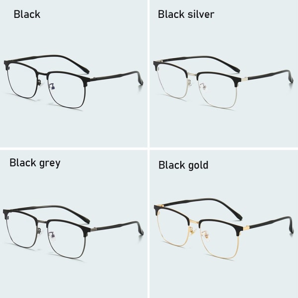 Oversized Glasögon Glasögon SVART Black