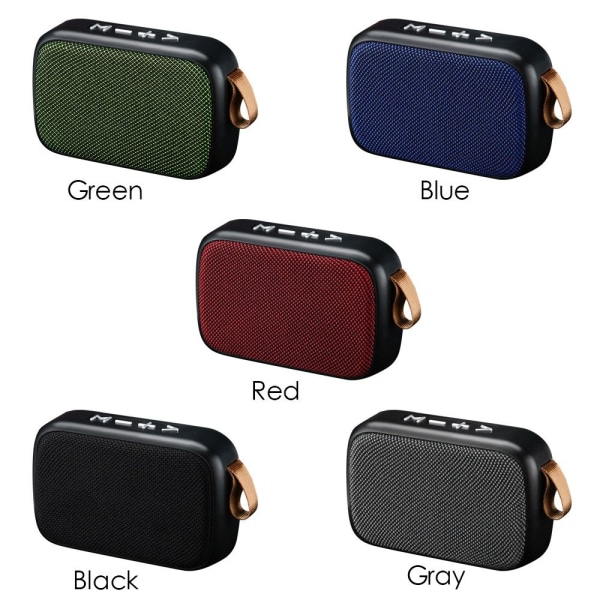 Bluetooth -högtalare trådlös ljud RÖD Red
