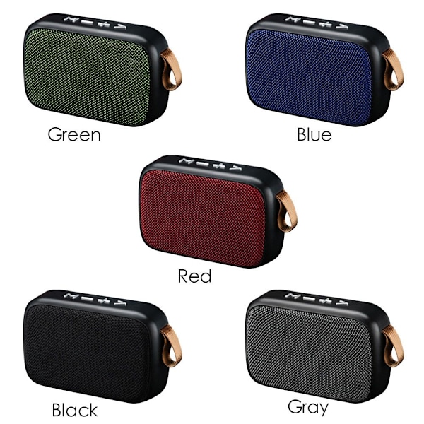 Bluetooth-høyttaler trådløs lyd RØD Red