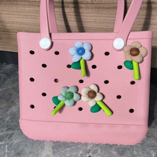 Berlocker till Bogg Väskor Strandväska Tillbehör Berlocker ROSA Pink