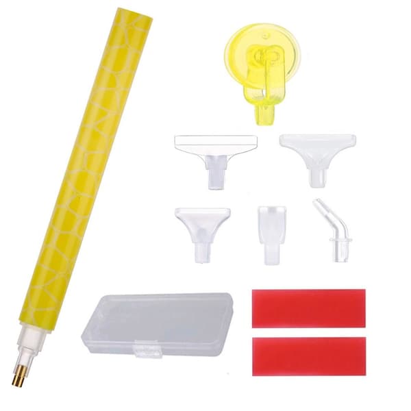Diamantmaleri Pennesett Drill Pen Roller HVIT White