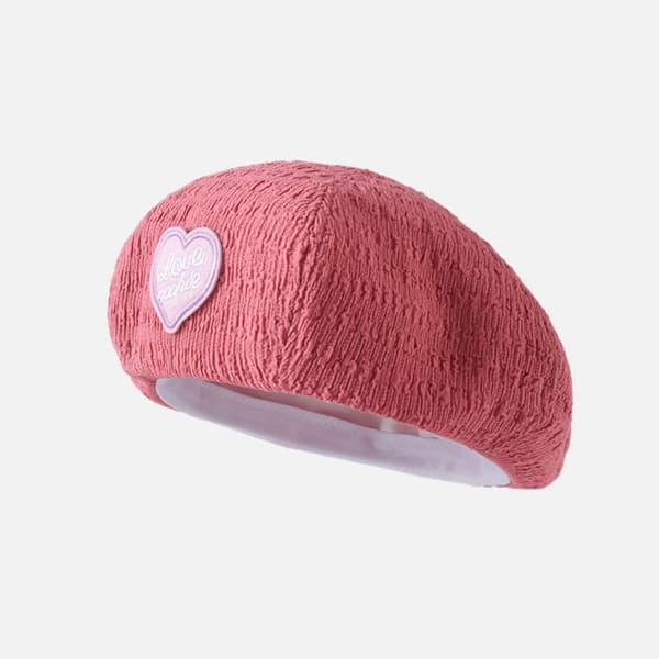 Vaaleanpunainen baretti-sanomalehtipojan hattu Pink