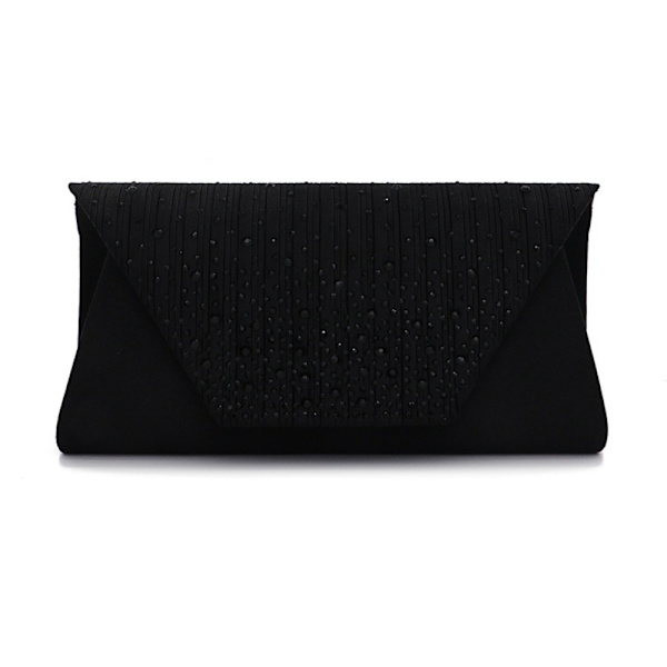 Silks Diamond Bankettväska Single Shoulder Chain Bag SVART Black