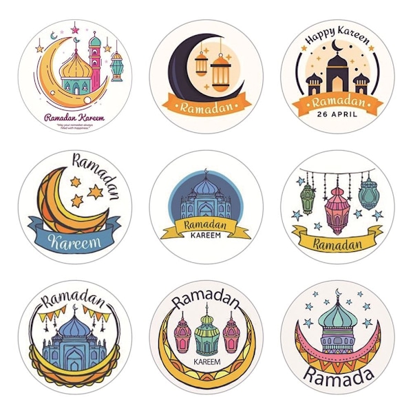 90 kpl Eid Mubarak -tarratarroja, tarrat 8 x 8