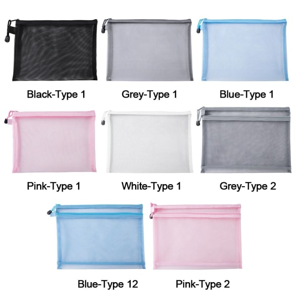 A4 asiakirjalaukku vetoketjullinen case GRAY TYYPPI2 TYYPPI2 grey Type2-Type2