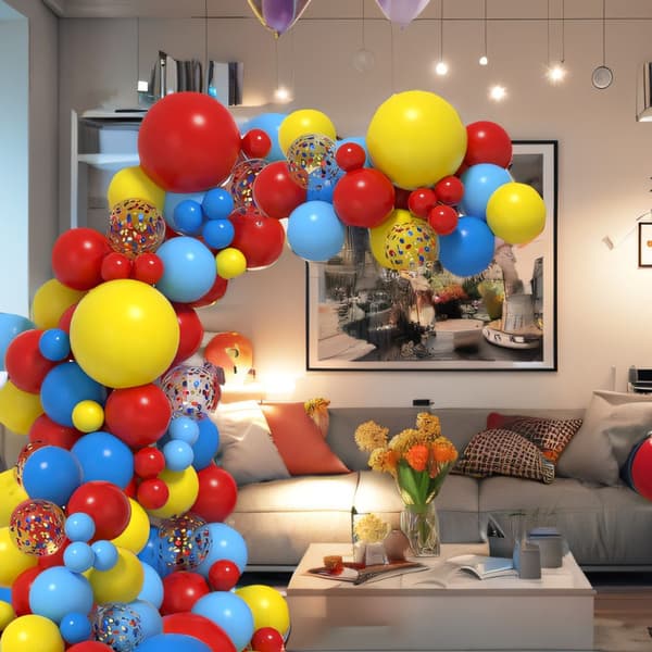 Fargerik Karneval Ballongbue