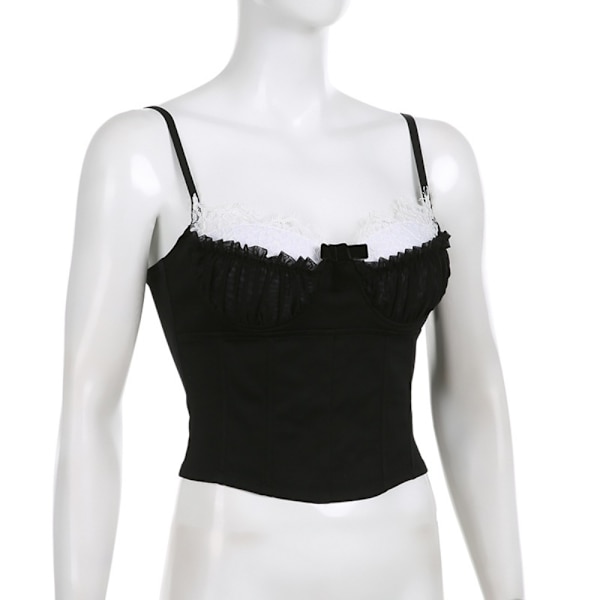 Naisten toppi olkaimeton Camisole RED M Red M