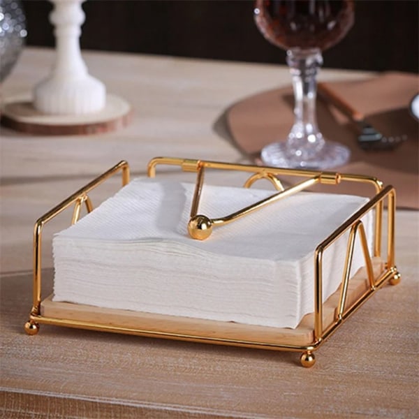 Flad servietholder Tissue Papir Dispenser HVID White
