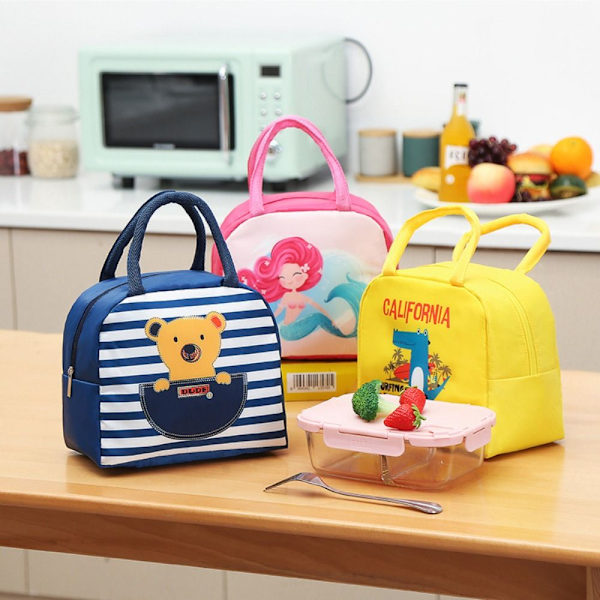 Isolert matpose Cartoon Cooler Bag 3 3 3