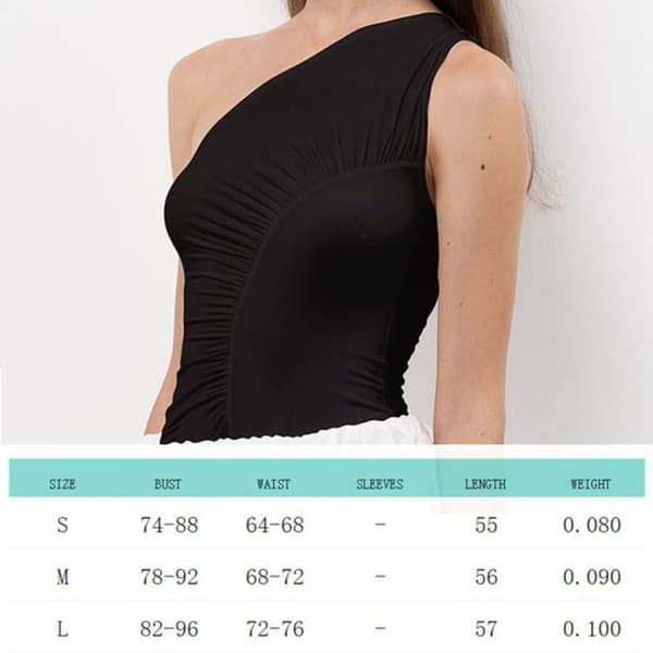 Crop topper for kvinner Bralette Vest SVART M Black M