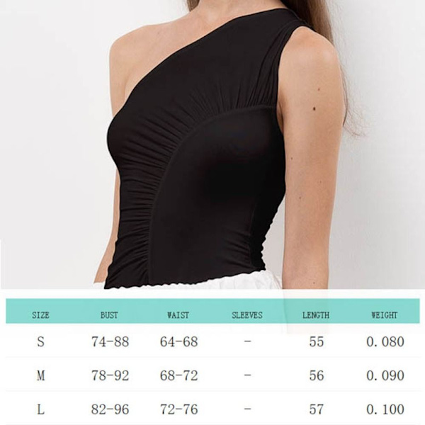 Dame Crop Topper Bralette Vest SVART M Black M