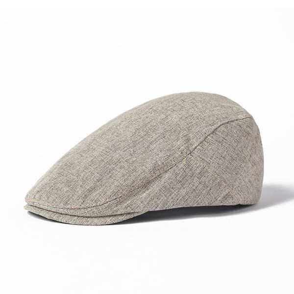 Beret Flat Cap for menn, KAFFE Coffee