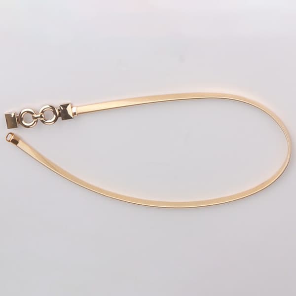 Elastiske metallbelter for kvinner, smale midjebånd 75 cm 75cm