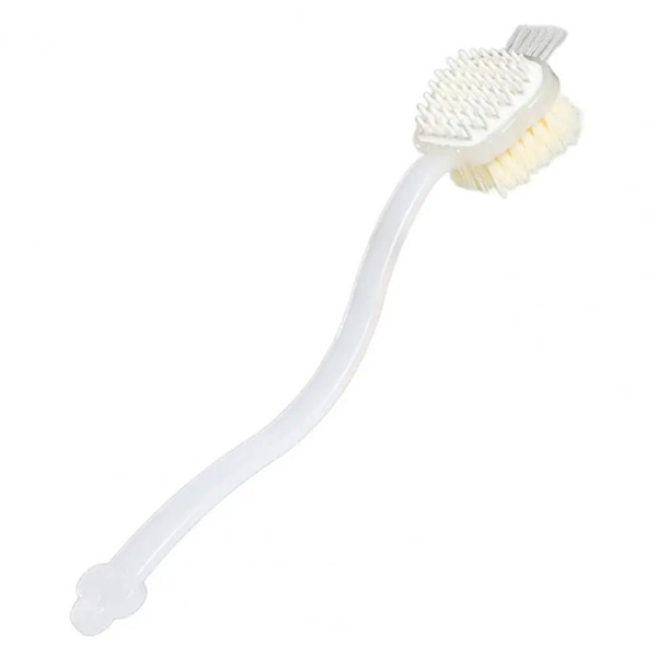 Pitkävartinen Back Brush Kylpyharja VALKOINEN white