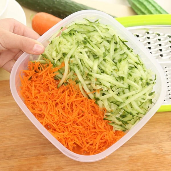 Grönsakshackare Slicer Ost Morot Shredder BLÅ Blue