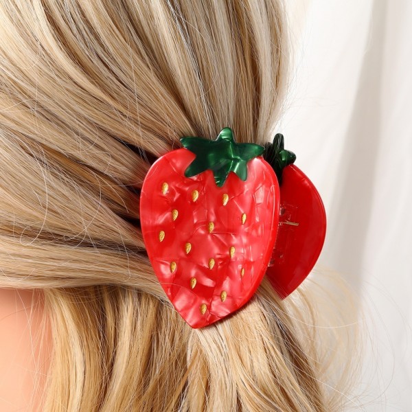 Strawberry Hair Clip Shark Hair Clips 3 3 3