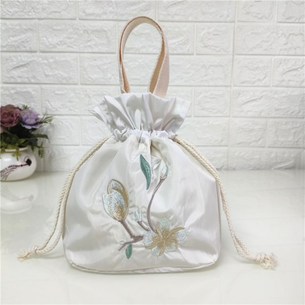 Bucket Bag Handväska VIT White