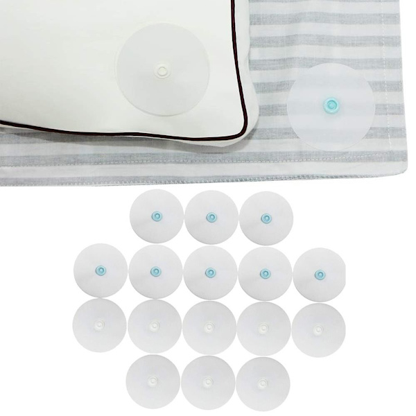 Påslakan Snap Clips Cover Snaps BLÅ 2ST 2ST Blue 2PCS-2PCS