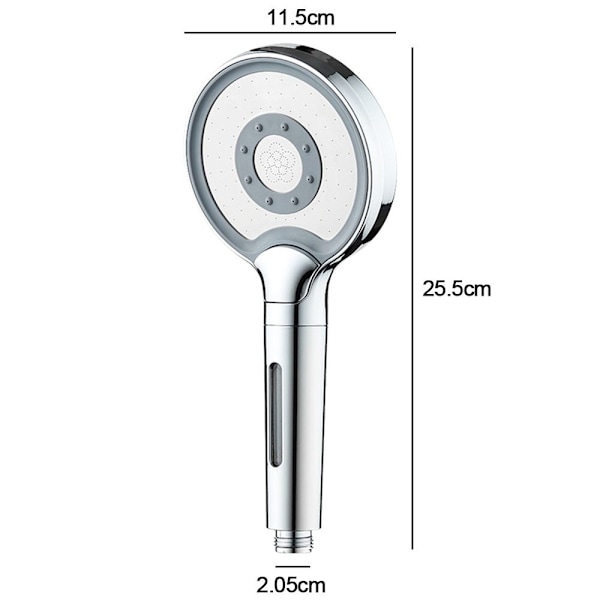 Duschhuvud Vattenbesparande Sprinkler VIT TYP2 TYP2 white Type2-Type2